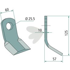 Y-slaga Quivogne hl 25,5mm