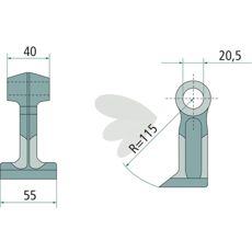 Hammarslaga 20,5 mm MT/3507