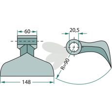 Hammarslaga 20,5 mm M03400410R