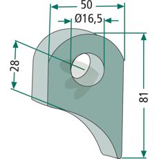 Fste 81X50X16, 5