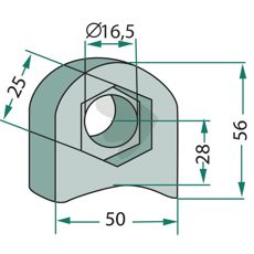 Fste 56X50X25X16, 5