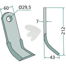 Y-slaga Sauerburger hl 29,5mm
