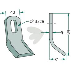 Y-slaga S.M.A.,Noremat hl 13X26mm