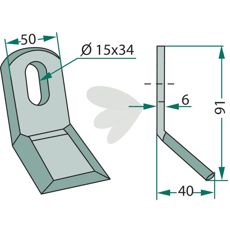 Y-slaga S.M.A.,Noremat hl 15X34mm