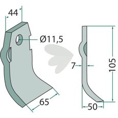 Blad Spragelse- Mica med flera 112400