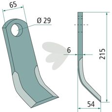 Y-slaga Ugelse hl 29mm