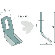 Y-slaga Fischer hl 14X33mm
