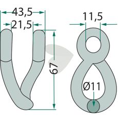 Schackel Votex 43,5mm