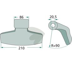 Hammarslaga 20,5 mm 95722004