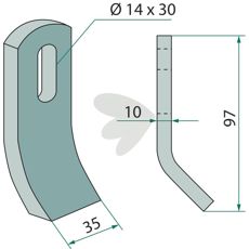 Y-slaga Votex,Fischer,Zappator hl 12,5X32,5mm