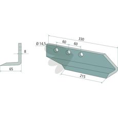 Kniv S/45 B