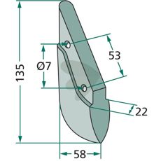 Sskr Amazone, Isaria m.fl. 22X135mm hl 7 mm