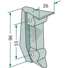Skrkil Kongskilde/Becker m.fl. 26X96mm 200058383
