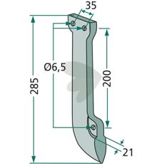 Sskr Fiona, Stegsted m.fl. 21X285mm hl 6,5mm