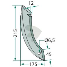 Sskr Fiona m.fl. 12X215mm hl 6,5mm