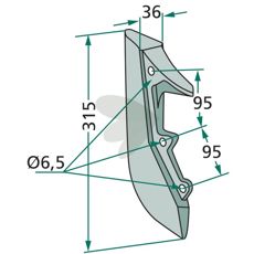 Sskr Majs Kuhn (Nodet) m.fl. BLA0091D