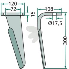 Rotorharvtand Celli