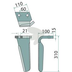 Rotorharvtand Hger - Fe7U00033