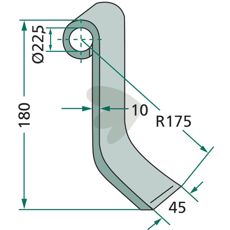 Slaga Stoll 180mm 4808026
