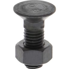 Plogskruvar med mutter M12x35, DIN 608, 12.9 25-pack