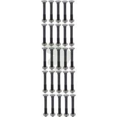 Plogskruvar med mutter M12x90, DIN 608 10.9 25-pack
