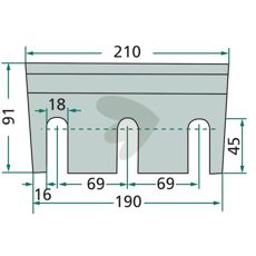 Kniv fr majs - Z72500