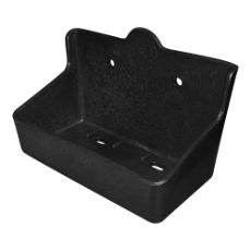 Saltstenshllare box plast fr 2 kg sten svart