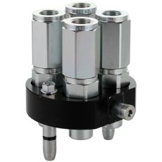 Mobil multifaster med 4x1/2" BSP, 70L och 250Bar, för flexibla lösningar i fält.