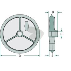 Cambridgering D (mm) 450 S (mm) 68