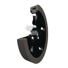 Hjul kpl. 350x50mm 16x44mm LO