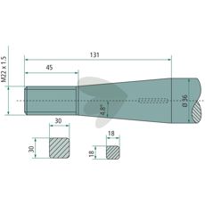 Balspjut konisk mutter Schffer,Fendt M22X1,5
