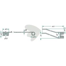 Rfspinne Fella, Fiorini, Fransgard m.fl. 441mm