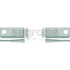 Sltterkniv vnster 134x55 hl 28 x 21mm