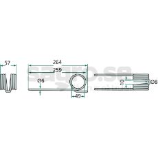 Rfspinne JF - Stoll,Stoll - JF 264 mm