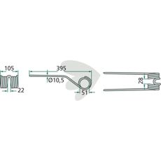 Rfspinne Pttinger 395 mm