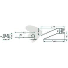 Rfspinne rotorvndare Fella 370mm V