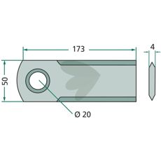 Kniv Halmhack 25-pack - 7368720