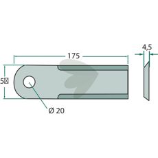 Kniv Halmhack 25-pack - HF44280