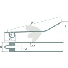 Rfspinne BCS 595 mm