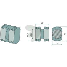 Bult 28X28mm 00540.41.117.0