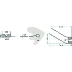 Rfspinne rotorvndare Niemeyer 365mm V