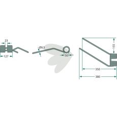 Rfspinne rotorvndare Niemeyer 380mm 