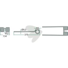 Pinne till roterande rfsa 10-Pack - 9568151
