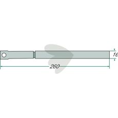 Finger 16X260 mm