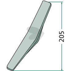 Spets fr psvetsning l = 205 mm