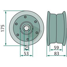 Flg kpl. fr 3.50X6