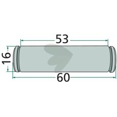 Bult 16X60mm 0623900