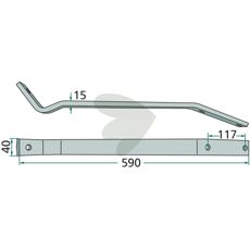 Pinnarm Pttinger,Deutz Fahr (Kverneland) - 6565576