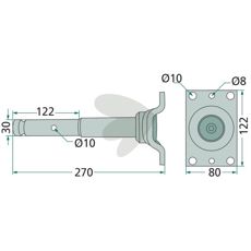 Flnsaxel 00206700261, 206.700.250