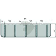 Fngduk 2365X680mm 00499295